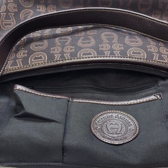 ETIENNE AIGNER BROWN PURSE EUC - Picture 11 of 13